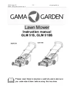 Gama Garden GLM 51S Instruction Manual preview