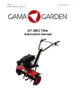 Gama Garden GT 250C Instruction Manual preview