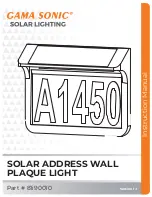 Preview for 1 page of Gama Sonic 81i90010 Instruction Manual