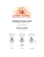 Предварительный просмотр 1 страницы Gama Sonic AURORA GS-124F Instruction Manual