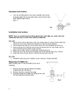 Preview for 4 page of Gama Sonic Everest GS-109S-B Instruction Manual