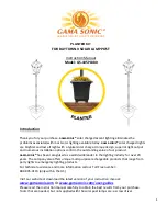 Предварительный просмотр 1 страницы Gama Sonic GS-105PL880 Instruction Manual