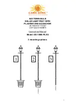 Preview for 1 page of Gama Sonic GS-106B-PLSG Instruction Manual