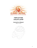 Предварительный просмотр 1 страницы Gama Sonic GS-126 Instruction Manual