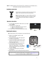 Preview for 3 page of Gama Sonic GS-18F Instruction Manual