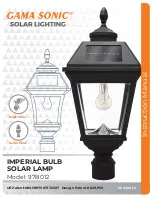 Gama Sonic IMPERIAL BULB Instruction Manual предпросмотр