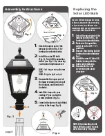 Preview for 3 page of Gama Sonic IMPERIAL BULB Instruction Manual