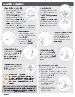 Preview for 3 page of Gama Sonic PLAZA SOLAR RLM LIGHT Instruction Manual