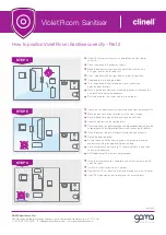 Preview for 2 page of GAMA clinell Violet Quick Start Manual