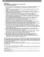 Предварительный просмотр 4 страницы GAMA CP3 User'S Manual And Warranty