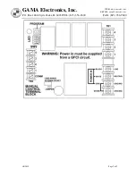 Предварительный просмотр 2 страницы GAMA RF120V-4 Programming And Operating Instructions