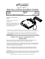 Preview for 1 page of Gamber Johnson 7160-0377 Installation Instructions Manual