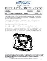 Preview for 1 page of Gamber Johnson 7160-0840-00 Installation Instructions