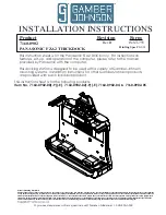 Предварительный просмотр 1 страницы Gamber Johnson 7160-0902-00-P Installation Instructions