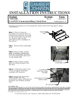 Предварительный просмотр 1 страницы Gamber Johnson 7160-1046 Installation Instructions