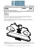 Gamber Johnson 7160-1313-00 Installation Instructions Manual preview