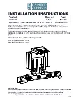 Gamber Johnson NOTEPAD TOUCH 7160-1299 Installation Instructions Manual preview