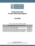 Preview for 1 page of Gamber Johnson TrimLine 7300-0600-03 User Manual