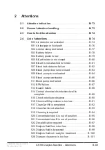 Предварительный просмотр 269 страницы Gambro AK 98 Operator'S Manual