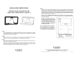 Preview for 2 page of GAMCO BCS-1 Assembly, Installation And Operation Instructions