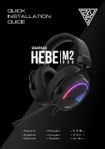 Предварительный просмотр 1 страницы GAMDIAS HEBE M2 RGB Quick Installation Manual