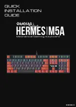 GAMDIAS HERMES M5A Quick Installation Manual preview