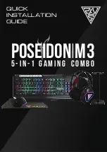 GAMDIAS POSEIDON M3 Quick Installation Manual предпросмотр