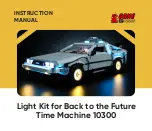 Preview for 1 page of GAME OF BRICKS Back to the Future Time Machine 10300 Instruction Manual