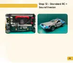 Preview for 73 page of GAME OF BRICKS Back to the Future Time Machine 10300 Instruction Manual