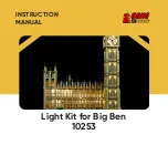 GAME OF BRICKS Big Ben 10253 Instruction Manual предпросмотр