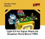 Preview for 1 page of GAME OF BRICKS Super Mario 64 Question Mark Block 71395 Instruction Manual