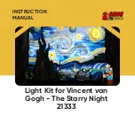 Preview for 1 page of GAME OF BRICKS Vincent van Gogh The Starry Night 21333 Instruction Manual