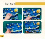 Preview for 6 page of GAME OF BRICKS Vincent van Gogh The Starry Night 21333 Instruction Manual