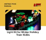 GAME OF BRICKS Winter Holiday Train 10254 Instruction Manual предпросмотр