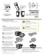 Preview for 21 page of Game ready ATX TRAUMATIC AMPUTEE Use Manual