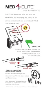 Preview for 2 page of Game ready Med4 Elite Quick Reference Manual