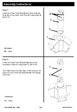 Preview for 9 page of Game Winner FSGWSF1011 Assembly Instructions Manual