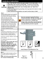 Preview for 12 page of Game Winner Hang On Bracket Instruction Manual