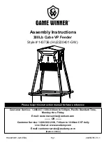 Game Winner HU2220401-GW Assembly Instructions Manual preview