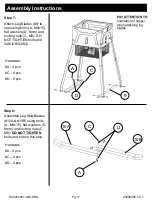 Предварительный просмотр 17 страницы Game Winner HU2220401-GW Assembly Instructions Manual