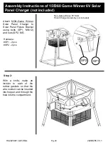 Предварительный просмотр 23 страницы Game Winner HU2220401-GW Assembly Instructions Manual