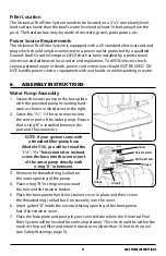 Предварительный просмотр 11 страницы GAME AQUAQUIK 4510 Owner'S Manual