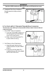 Предварительный просмотр 16 страницы GAME AQUAQUIK 4510 Owner'S Manual