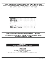 Preview for 3 page of GAME SolarPRO CONTOUR 4714 Owner'S Manual