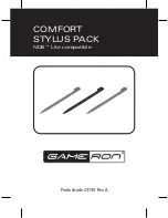 GAMERON COMFORT STYLUS PACK FOR NDS LITE Manual preview