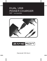 Preview for 1 page of GAMERON DUAL USB POWER CHARGER FOR PSP Manual