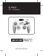GAMERON G PAD FOR WII Manual preview