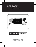 Preview for 1 page of GAMERON LITE PACK FOR NSD LITE Manual