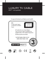 Preview for 32 page of GAMERON LUXURY TV CABLE Instruction Manual