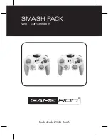 GAMERON SMASH PACK FOR WII Manual preview